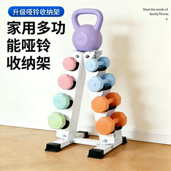 Household multifunctional dumbbell storage rack