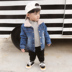 Con trai cộng với áo khoác nhung mùa đông Đàn ông và phụ nữ mới bé chần quần áo denim dày trẻ em ra ngoài quần áo áo khoác cao cấp cho be gái Áo khoác