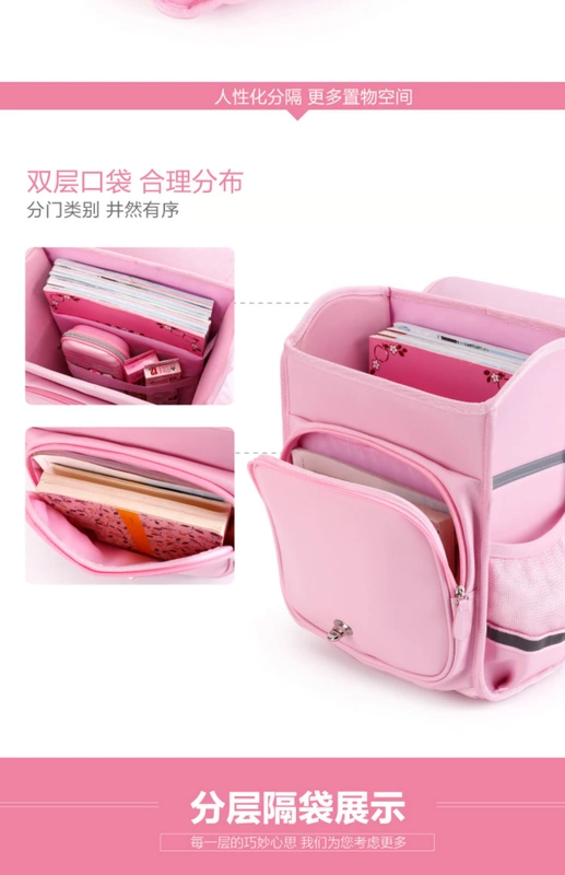 Học sinh lớp 11 Hello Kitty Nhật Bản học sinh mới bắt đầu đi học hai túi nữ trẻ em Hàn Quốc 2019 mới - Túi bé / Ba lô / Hành lý