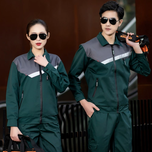 Износостойкий осенний светоотражающий комбинезон