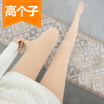 Long light leg artifact meat color thin velvet autumn bottoming super long spring and autumn women wear stockings tall pantyhose