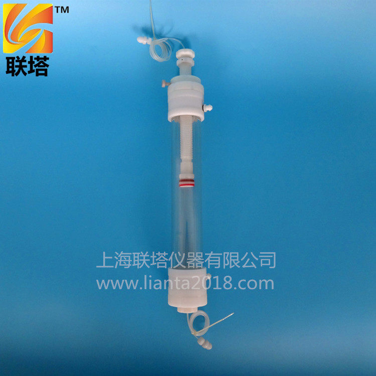 精致高压水冷夹套层析柱3-5bar带转接头26mm直径凝胶层析柱玻璃过