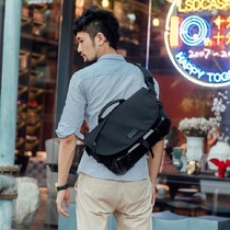 NewBring large capacity messenger messenger bag casual men waterproof multi-function dead fly bag travel hand bag tide