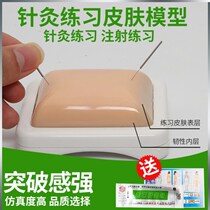 Acupuncture simulation special professional muscle two-layer training technology model human fake skin teaching acupuncture training kit