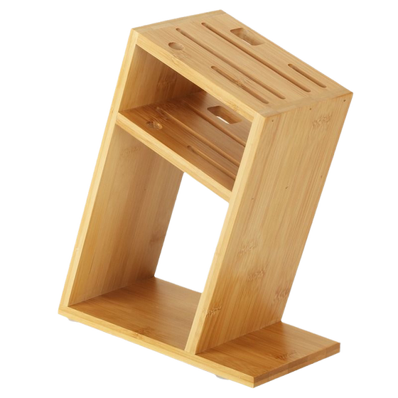 
Nanzhu knife stand knife stand household bamboo knife stand kitchen supplies storage rack multi-function storage rack kitchen knife stand
