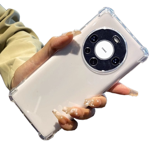 适用华为mate60pro手机壳新款手机套mate60的保护壳全包防摔40透明后壳mt50rs非凡大师30超薄硅胶裸机四角