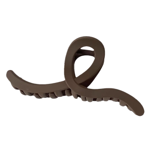 磨砂波浪发抓夹女2024新款高级感发夹大号后脑勺气质鲨鱼夹子头饰