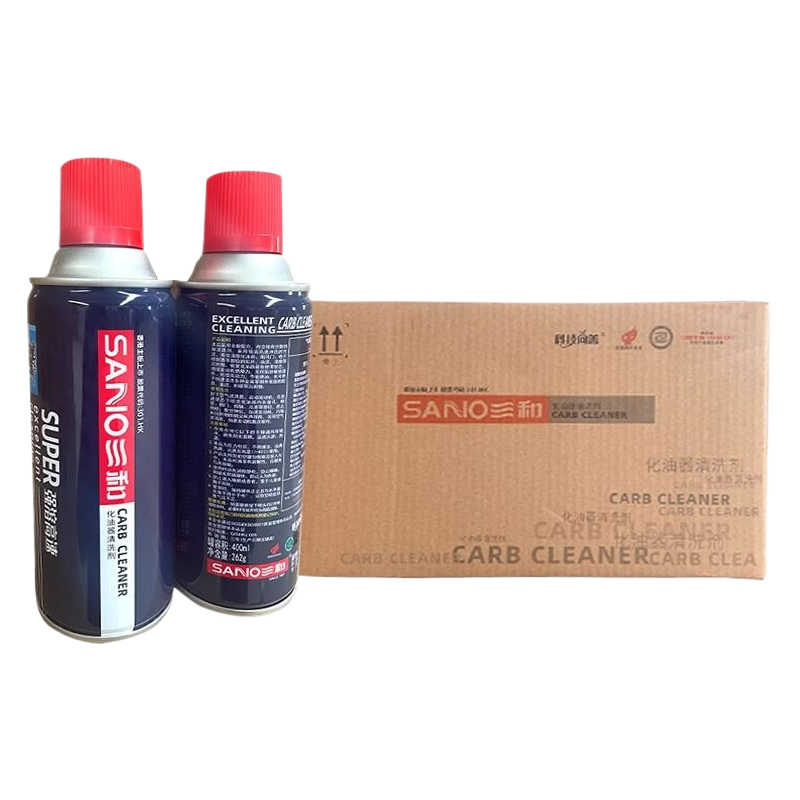整箱24瓶三和化油器清洗剂积碳油泥汽车摩托车除油清洁化清剂批发