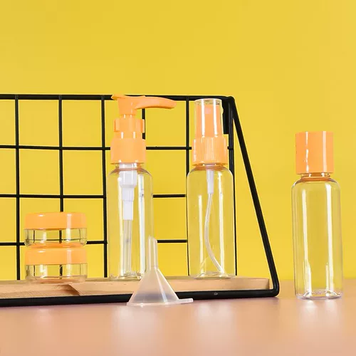 Бутылка для путешествий, комплект, косметика, спрей, молочко, увлажняющий лосьон, портативный распылитель, пробник