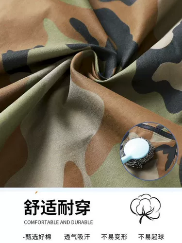 Эластичный камуфляжный комплект, тонкий хлопковый износостойкий комбинезон, рабочая одежда