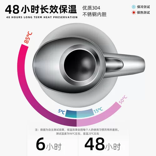 Термос из нержавеющей стали для гостиной, вместительный и большой чайник для коммерческого использования