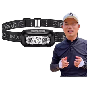 头灯超亮可充电头戴式强光感应特亮LED手电筒小型便携式夜钓鱼灯