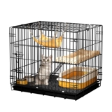 Cat Cage Villa превосходная с кошачьим домом с домом для кошек с туалетным кошачьим домом с туалетным кошачьим гнездами.