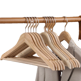 香樟木衣架西服西装无漆实木衣挂家用酒店无痕木质衣撑子防霉防虫
