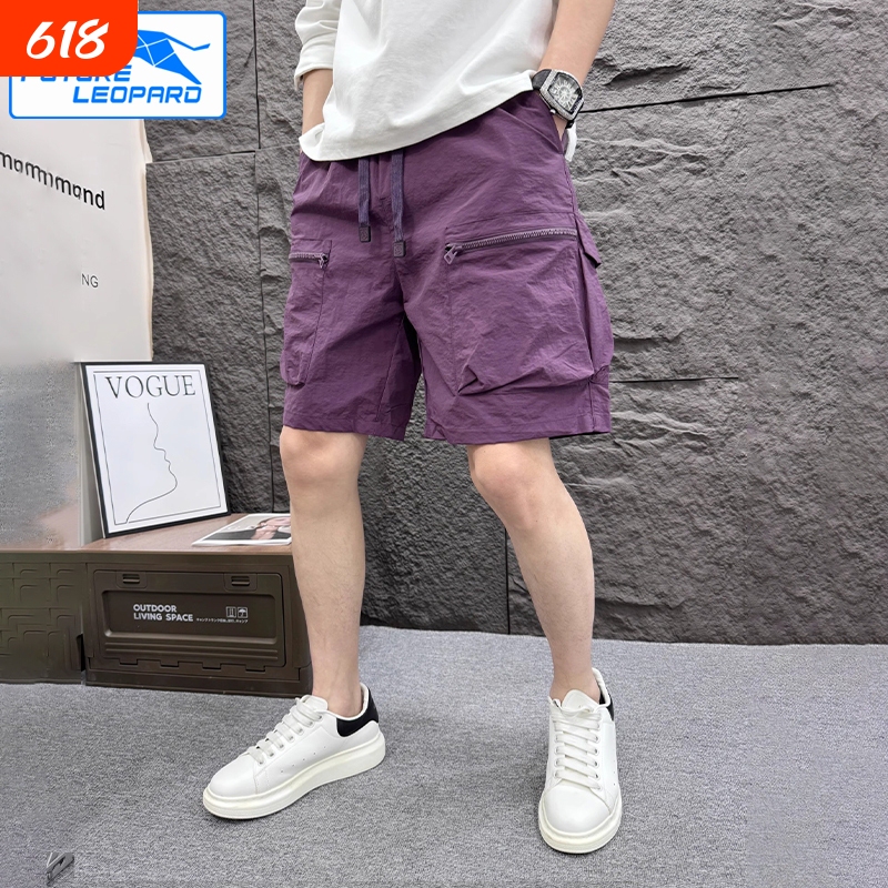 Quick-Dry Work Shorts 2026 Summer New Style Multi-Pocket Breathable Pants Purple Army Green Casual Quick-Dry Work Shorts 2026 Summer New Style Multi-Pocket Breathable Pants Purple Army Green Casual