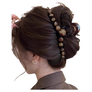 头发抓夹鲨鱼夹大号发量多发夹女后脑勺2025新款高级感发卡头饰