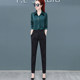 Harem pants women's spring slimming 2024 new black women's casual high-waisted spring and autumn suits small leg pants trousers