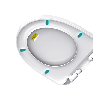 马桶盖家用通用加厚缓降坐便器盖板老式U型V型马桶圈坐便盖子配件