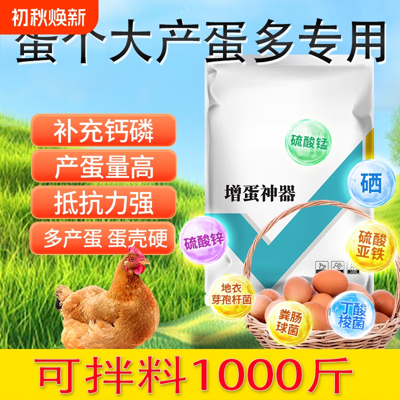 Egg Booster Nutritional Feed Additive for Hens, Ducks, Geese, and Pigeons - Specialized for Increasing Egg Production