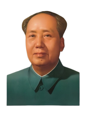 毛主席画像贴装饰客厅中堂毛泽东墙壁画伟人头像海报挂高清人物