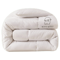 Australian imported wool quilt 100 winter quilt cotton quilt core double thickened warm winter cashmere camel hair spring and autumn quilt 8