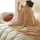 ້ໍານົມ fleece ຜ້າຫົ່ມ sofa ກວມເອົາຫນາຫ້ອງການ nap blanket ລະດູຫນາວ coral velvet ຜ້າຫົ່ມຂະຫນາດນ້ອຍ flannel ແຜ່ນ