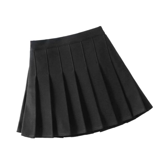 ກະໂປງ pleated ແບບວິທະຍາໄລຂອງເດັກຍິງ, ນັກຮຽນປະຖົມຂອງພາກຮຽນ spring ແລະດູໃບໄມ້ລົ່ນສີຂາວຂອງເດັກນ້ອຍ jk ສັ້ນ skirt, ກາງແລະຂະຫນາດໃຫຍ່ຂອງດູໃບໄມ້ລົ່ນ skirt