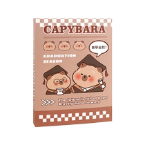 Kapibala classmate record primary school students junior high school students graduation album 2024 new high-value ing style niche girls and boys high-end simple graduation address book graduation album souvenir album