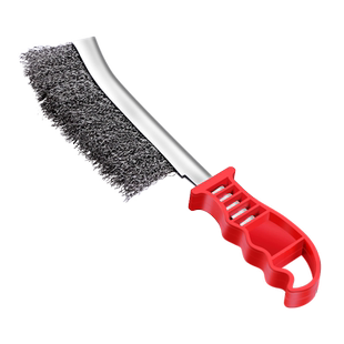 钢丝刷刀刷烧烤炉除锈清洁刷长柄钢刷子清理去毛刺打磨多功能厨房