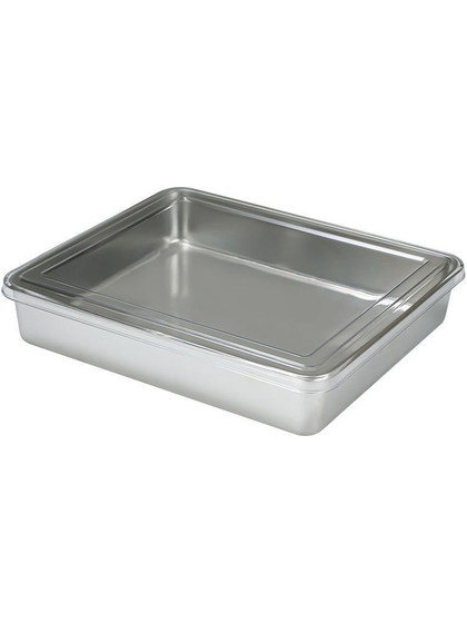 提拉米苏不锈钢长方形方盘带盖网红蛋糕容器模具商用摆摊