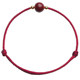 Cinnabar good luck beads red rope anklet female natal year safe bracelet simple bracelet ins niche design student tide