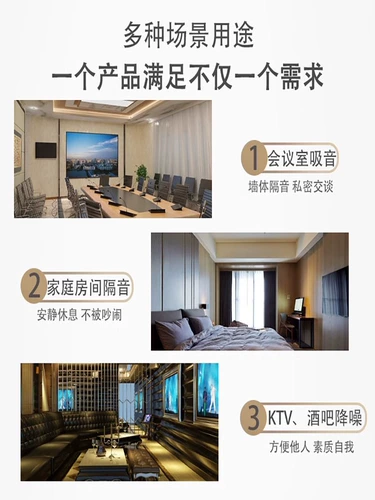 Звукоизоляция хлопчатопоточного волокна -поглощение хлопкового звука супер сильное настенное окно