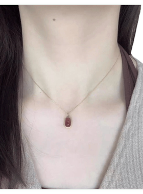 小红书同款仿和田玉貔貅项链轻奢时尚潮流百搭锁骨链礼物招财钛钢