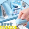 Student cartoon stapler desktop binding mini trumpet cute small appearance stapler school supplies stapler stapler stapler household stapler labor-saving No. 12 stapler