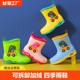 Children's rain boots for boys and girls, plus velvet rain boots for toddlers and babies, lightweight non-slip water boots for small and medium-sized children, rainproof shoes for older children
