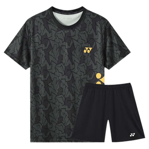 新款YY羽毛球服短袖速干T恤运动训练服球衣套装透气乒乓球服团购