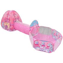 Childrens tent playhouse indoor and outdoor girls installation-free three-in-one tunnel ocean ball pool fence folding outdoor