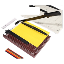 A4 paper cutter manual mini paper cutter a5 paper cutter wooden steel photo knife photo cutting paper cutter A3 small paper cutter multifunctional paper cutting artifact guillotine for office cutting