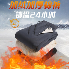 Брюки 啄木鸟棉裤男款冬季外穿加绒加厚羊羔绒防风保暖裤男士冲锋裤子男 Tucano
