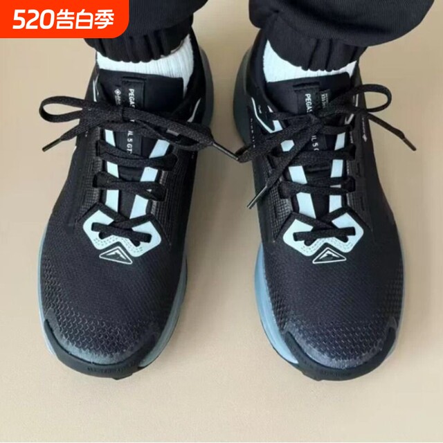 PEGASU TRAIL 5 GTX ການຝຶກອົບຮົມກິລາການສວມໃສ່ທີ່ທົນທານຕໍ່ເກີບແລ່ນ breathable ເກີບແລ່ນນອກຂອງຜູ້ຊາຍແລະແມ່ຍິງ