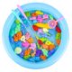 Children's Fishing Toy Pool Set Magnetic Fishing Rod Family Square Playing Parent-child Boys and Girls Intellectual Development