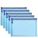 A4 file bag subject classification bag book bag transparent storage bag zipper plastic office student special junior high school student primary school student subject test paper textbook bag waterproof thickened hand book
