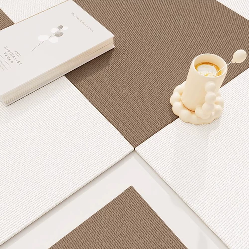 Детский зимний кремовый нескользящий ковер для гостиной