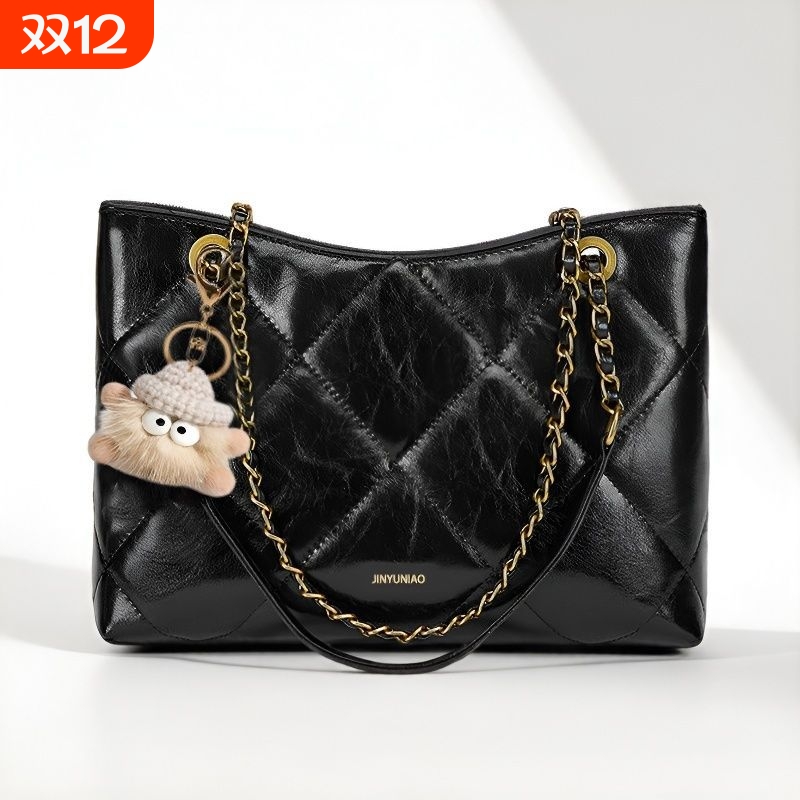 Ibrahimovic high-end bag women's 2025 new crossbody bag chain armpit bag women's shoulder bag large capacity