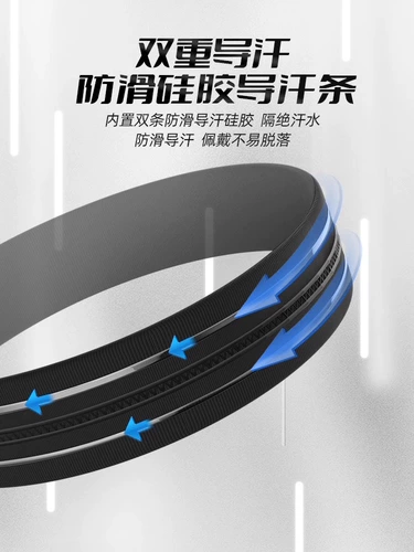 Спортивная повязка на голову, антиперспирант, платок, нескользящая одежда для йоги, впитывает пот и запах, для бега