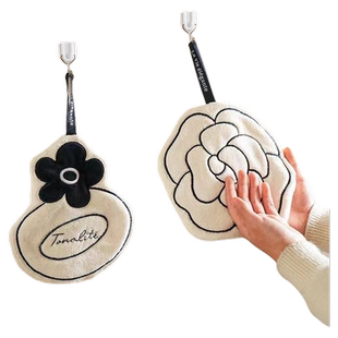 法式擦手巾可挂式卫生间厨房专用吸水加厚速干巾家用抹布高级感