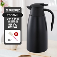 Черный термос из нержавеющей стали, нержавеющая сталь AISI 304