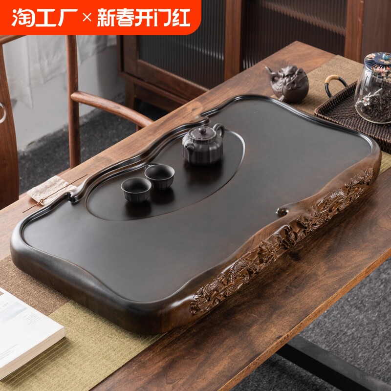 黑檀木茶盘，你的理想泡茶神器？-茶盘-淘宝好物网