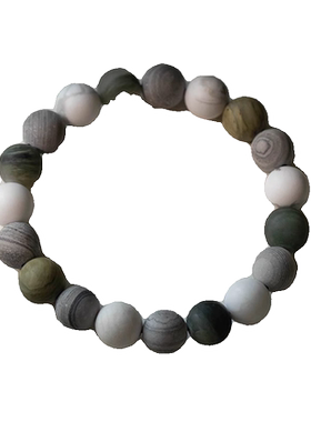 唯你是青山新中式天然石串珠手串文艺小众闺蜜情侣手链送礼物晶体