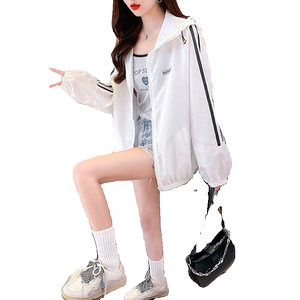 冰丝防晒衣女款夏季薄款休闲宽松开衫透气2024新款时尚空调服外套